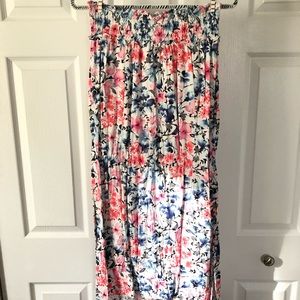 Floral, Maxi Maternity Skirt